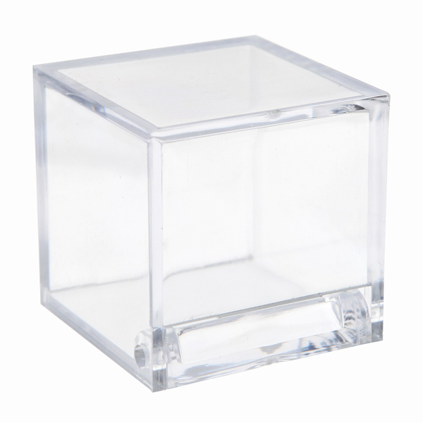 Contenant dragées cube plexi transparent - Imagine Scrap